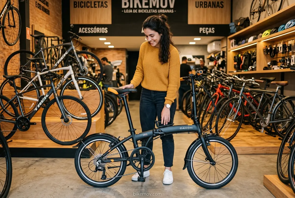 Explorando tipos de bicicletas urbanas Variedade de bicicletas urbanas para a cidade